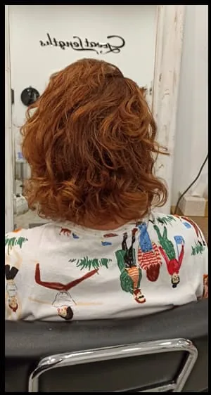 Melena por los hombros antes de las extensiones