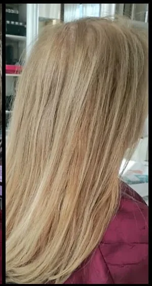 Melena con volumen tras el relleno con extensiones