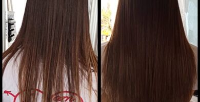 trabajos extensiones de pelo antes y después
